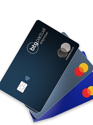 Cartão de crédito empresarial BTG Pactual sem anuidade para conta PJ