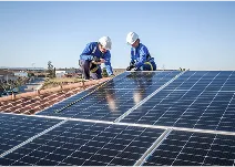 Instalação de placas de energia solar